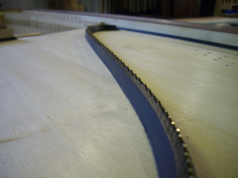 photo de construction d'un clavicorde